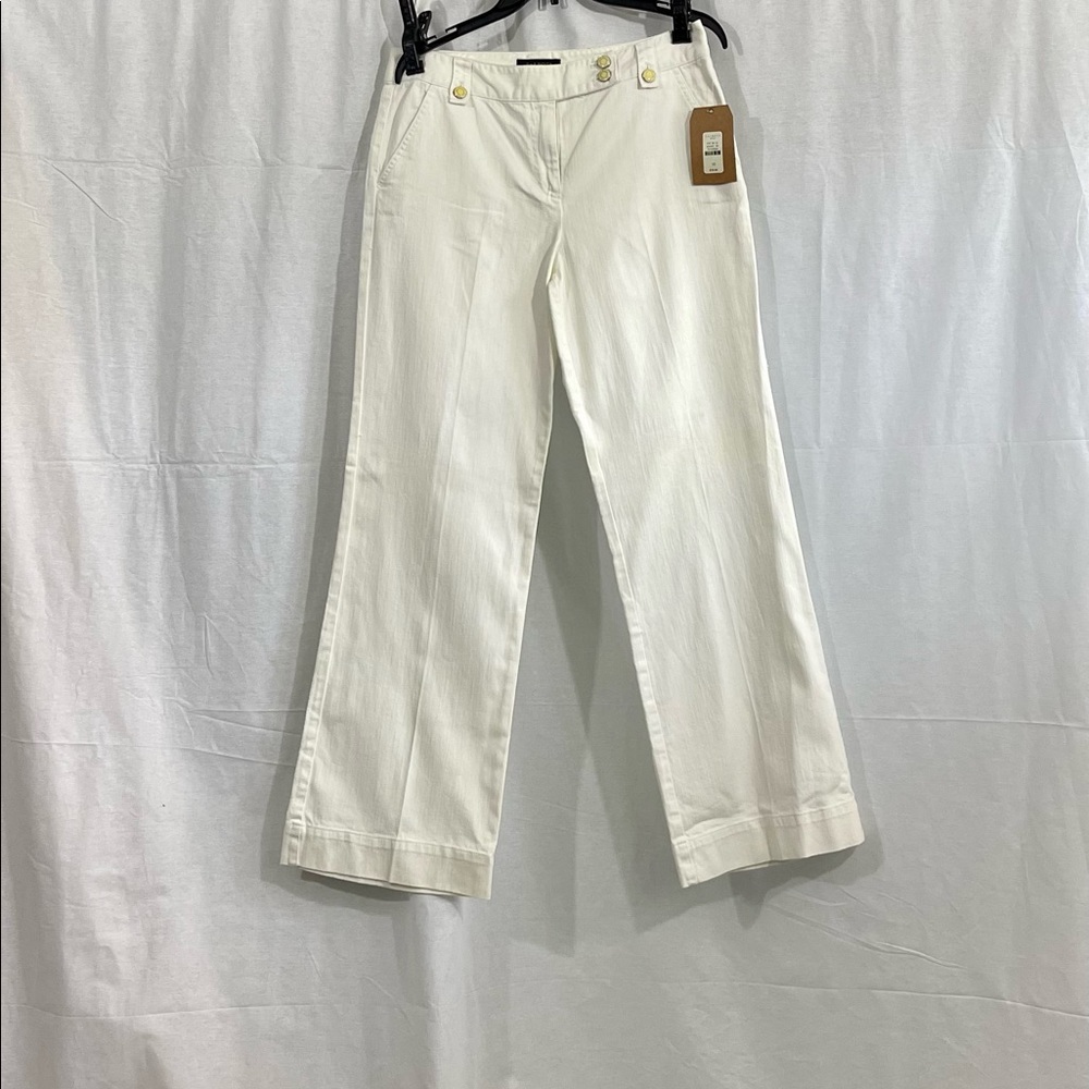 Talbots White Denim Jeans